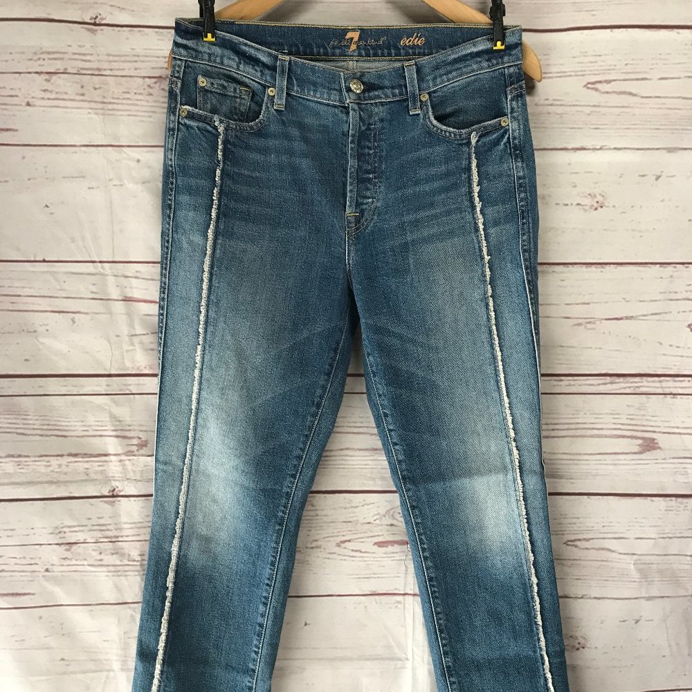7 For All Mankind Edie Cropped Jeans